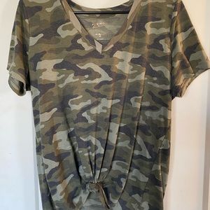 Camo Tied Tee